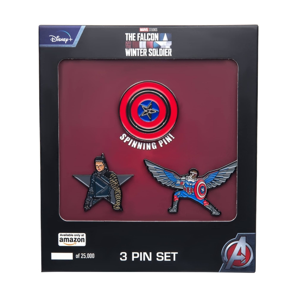 Marvel Studios Limited Edition The Falcon & The Winter Soldier Pins (Set of 3)